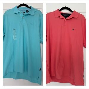 NWOT Men’s Izod & Nautica Polos, Medium